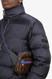 Christian Dior Black Oblique Down Zip-Up Puffer Jacket Size 48 Mens