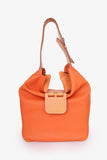 Hermes 2014 Orange Swift & Clemence Virevolte 29 Shoulder Bag