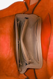 Hermes 2014 Orange Swift & Clemence Virevolte 29 Shoulder Bag