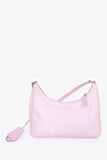Prada Rosa Tessuto Nylon Saffiano Mini Re-Edition 2005 Bag