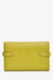 Hermes 2008 Green Mysore Leather Kelly Wallet