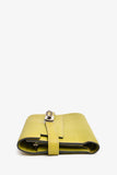 Hermes 2008 Green Mysore Leather Kelly Wallet