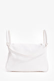 Hermes 2008 White Clemence Leather Lindy 30 (As Is)