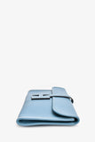 Hermes 2011 Blue Jean Epsom Leather Jige Elan 29 Clutch