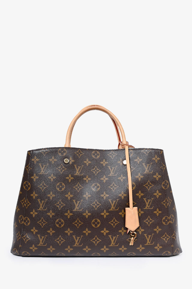 Louis Vuitton 2014 Monogram Montaigne GM Tote with Strap