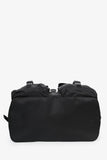 Prada Black Nylon Backpack with Leather Trim
