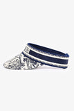 Christian Dior Navy/White Logo Embroidered Visor