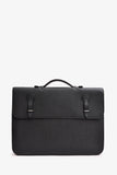 Hermes 2015 Black Epsom Leather Serviette 57 Briefcase