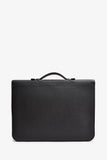 Hermes 2015 Black Epsom Leather Serviette 57 Briefcase