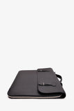 Hermes 2015 Black Epsom Leather Serviette 57 Briefcase