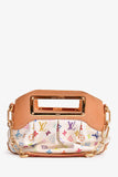 Louis Vuitton 2011 White Multicoloured Judy PM Handbag with Chain