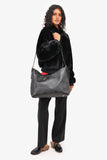 Louis Vuitton Black Empreinte Carryall MM Shoulder Bag