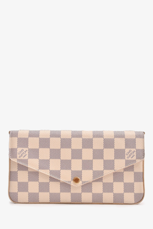 Louis Vuitton 2016 Damier Azure Felicie Pochette On Chain