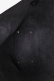 Louis Vuitton Black Leather Mahina Blossom MM Tote with Pouch