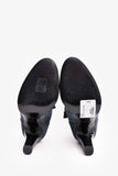 Hermes Teal Suede Lace Up Ankle Boots Size 40