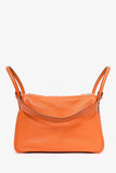 Hermes 2013 Orange Clemence Lindy 30 (As Is)