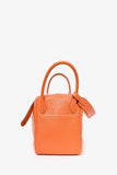 Hermes 2013 Orange Clemence Lindy 30 (As Is)