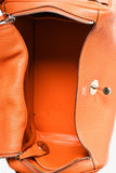 Hermes 2013 Orange Clemence Lindy 30 (As Is)
