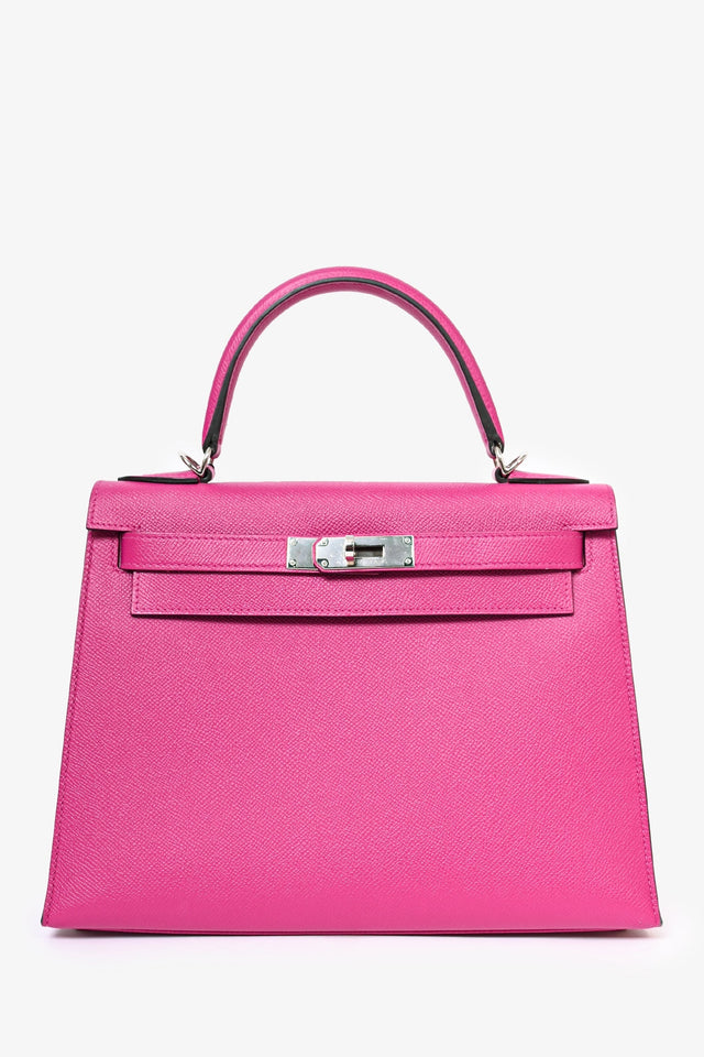 Hermes 2018 Rose Poupre Epsom Leather Sellier Kelly 28