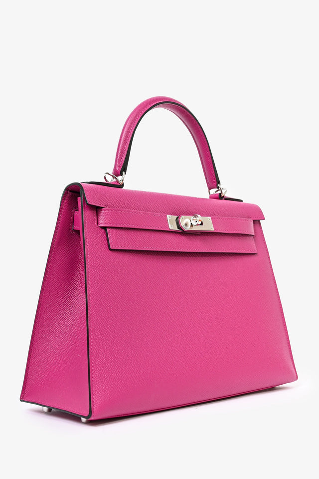 Hermes 2018 Rose Poupre Epsom Leather Sellier Kelly 28
