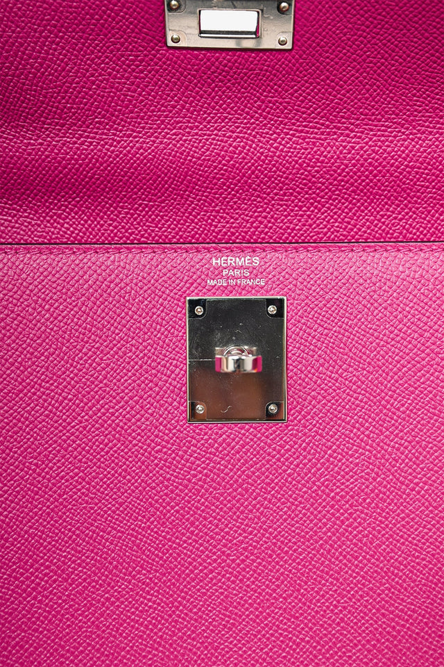 Hermes 2018 Rose Poupre Epsom Leather Sellier Kelly 28