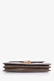 Prada Taupe Crocodile Exotic Sound Bag with Strap