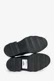 Louis Vuitton 2020 Black Leather Monogram Trim 'Beaubourg' Ankle Boots Size 36