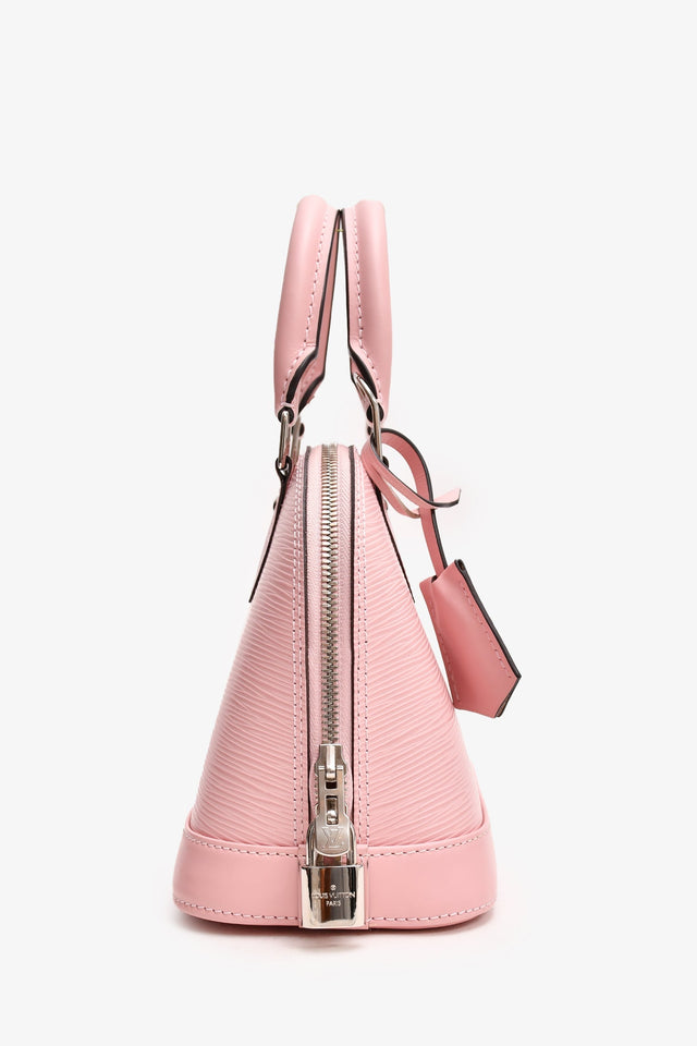 Louis Vuitton 2015 Pink Epi Leather Alma BB