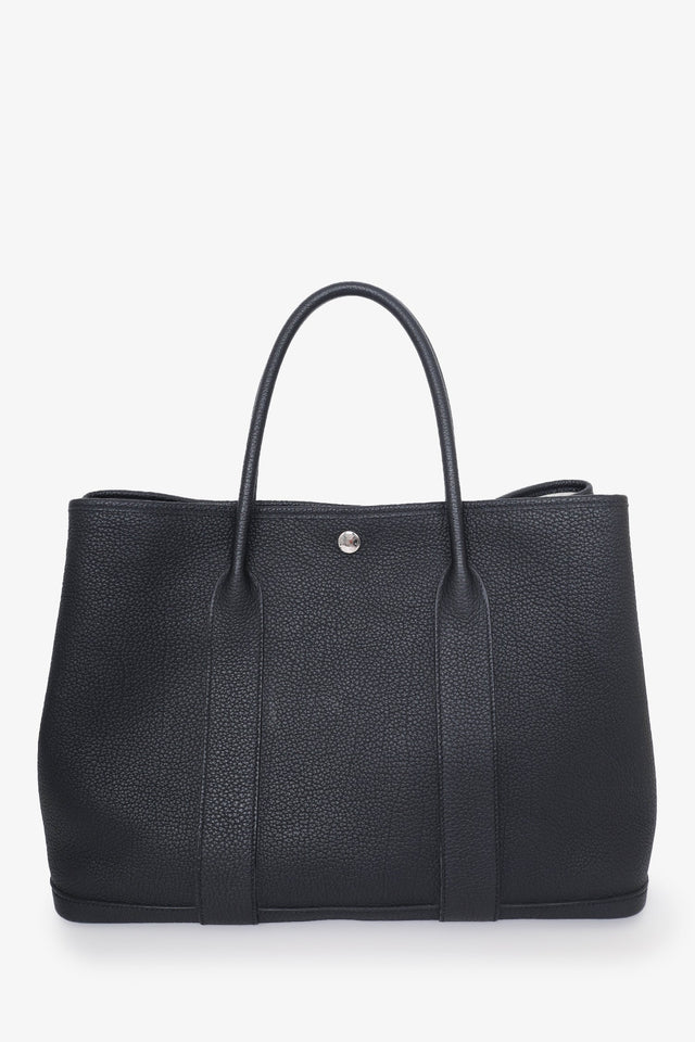 Hermes 2019 Black Negonda Leather Garden Party 36