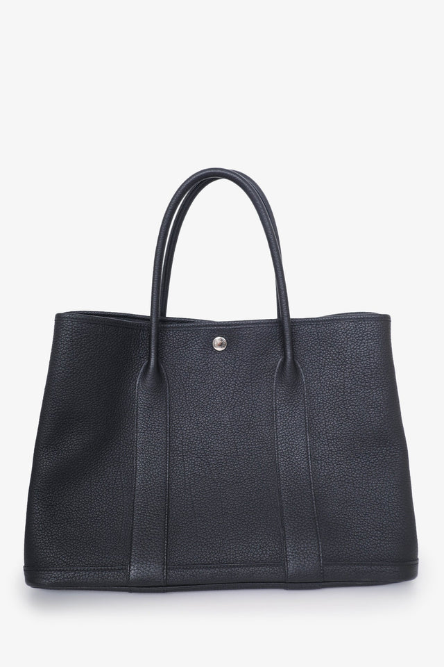 Hermes 2019 Black Negonda Leather Garden Party 36