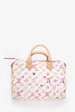 Louis Vuitton x Richard Prince 2008 White/Pink Watercolour Aquarelle Speedy 30