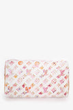Louis Vuitton x Richard Prince 2008 White/Pink Watercolour Aquarelle Speedy 30