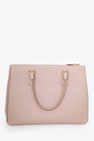 Prada Beige Saffiano Leather Large 'Galleria' Tote with Strap