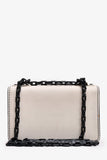 Christian Dior White Leather J'ADior Small Crossbody Bag (As Is)