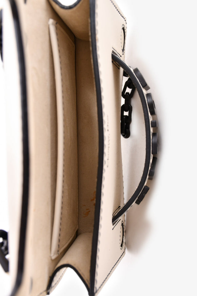 Christian Dior White Leather J'ADior Small Crossbody Bag (As Is)