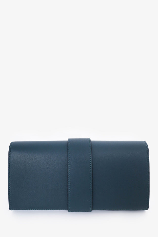 Hermes 2018 Navy Tadelakt Medor 23 Clutch