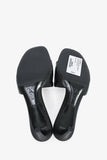 Louis Vuitton Black Leather Monogram Padded Kitten Heel Size 6