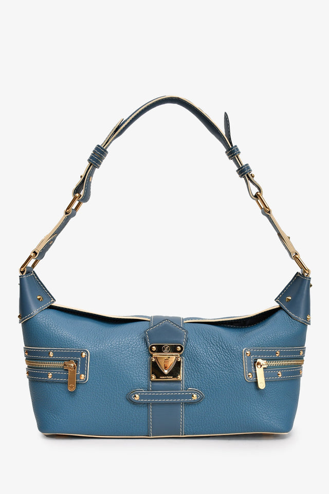 Louis Vuitton 2005 Blue Leather Shauli L'impetueux Shoulder Bag