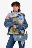 Louis Vuitton 2005 Blue Leather Shauli L'impetueux Shoulder Bag