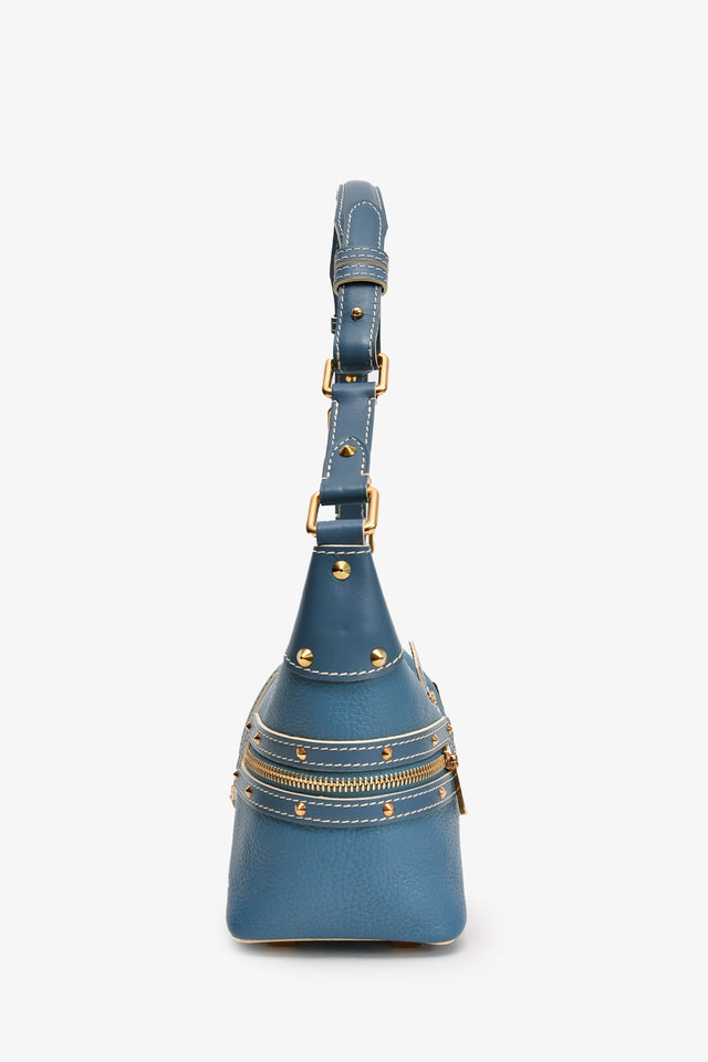 Louis Vuitton 2005 Blue Leather Shauli L'impetueux Shoulder Bag