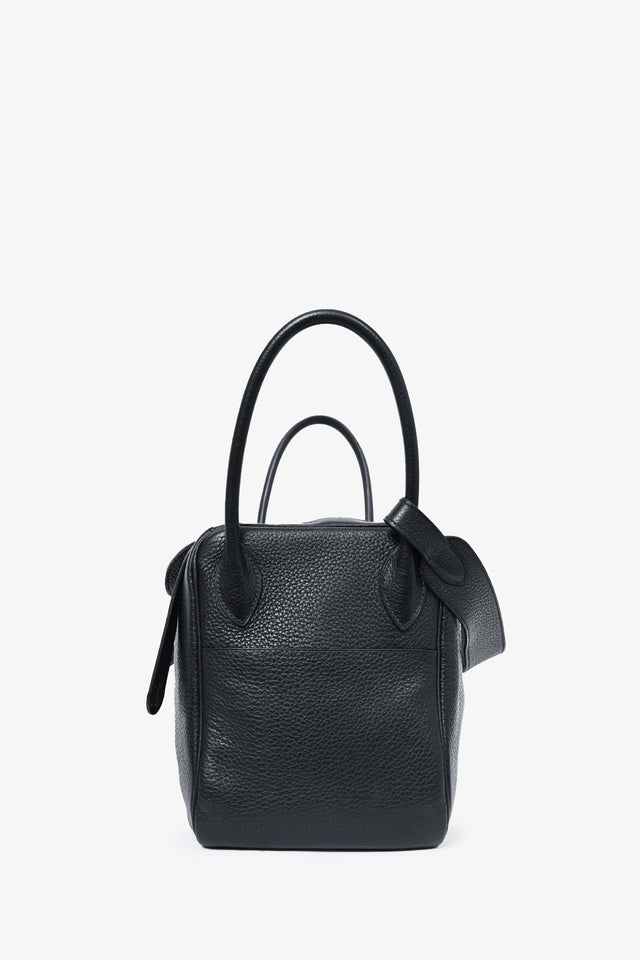 Hermes 2015 Black Clemence Leather Lindy 34