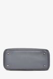 Christian Dior Grey Grained Leather 'Diorissimo' Tote with Strap