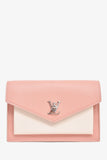 Louis Vuitton Pink/White Leather 'Lock Me' Chain Bag