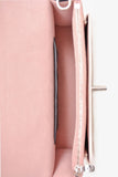 Louis Vuitton Pink/White Leather 'Lock Me' Chain Bag