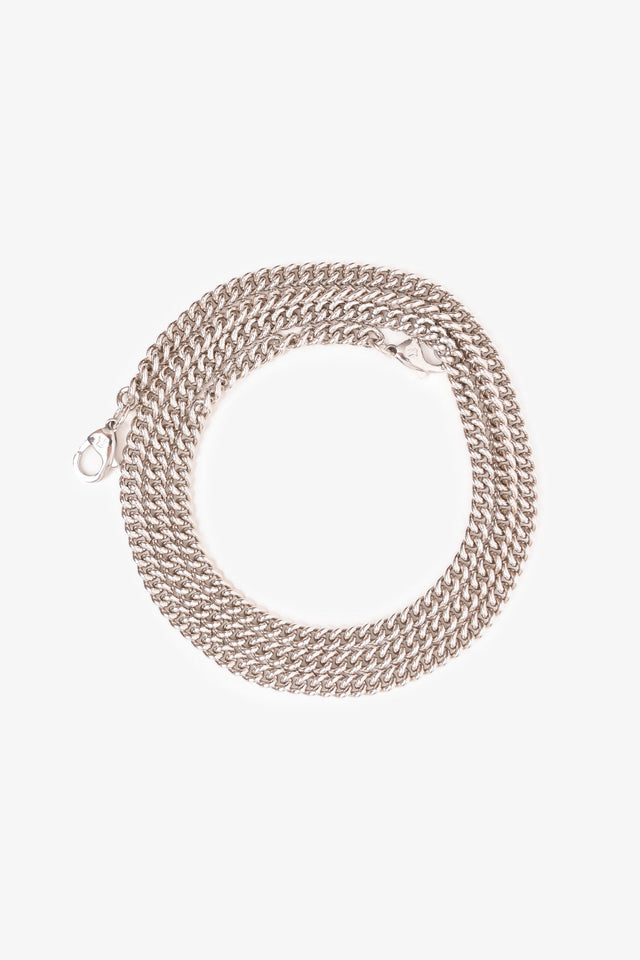 Louis Vuitton Pink/White Leather 'Lock Me' Chain Bag