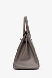 Hermes 2020 Birkin 30 Gris Etain Epson Leather Top Handle Bag