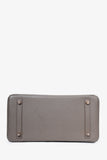 Hermes 2020 Birkin 30 Gris Etain Epson Leather Top Handle Bag