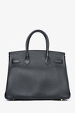 Hermes 2020 Black Epsom Leather Retourne Birkin 30 GHW
