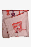 Hermes Red Cashmere/Silk Passementerie Carre 140