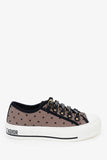 Christian Dior Beige/Black Mesh Walk'N'Dior Sneakers Size 35.5